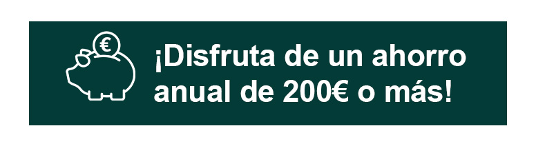 Ahorro anual de 200€